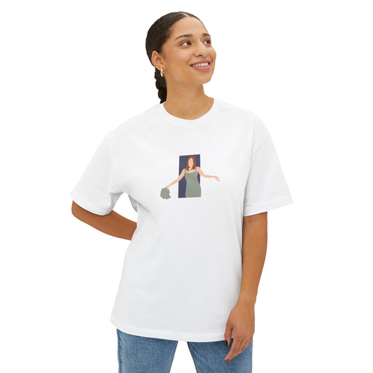 "The one with Rachel going commando", UNISEX White F.R.I.E.N.D.S title t-shirt, 100% soft cotton